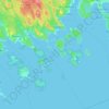 Popes Harbour topographic map, elevation, terrain