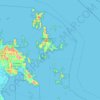 Whitsundays topographic map, elevation, terrain