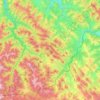 Селятинська сільська громада topographic map, elevation, terrain