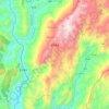古林箐乡 topographic map, elevation, terrain