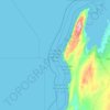 Ningaloo Australian Marine Park topographic map, elevation, terrain