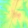 Amber topographic map, elevation, terrain
