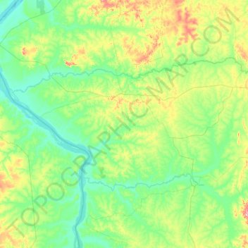 Arapoema topographic map, elevation, terrain