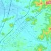 Taein-myeon topographic map, elevation, terrain