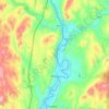 Newbury topographic map, elevation, terrain