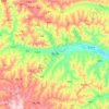 陇川镇 topographic map, elevation, terrain