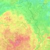 Ludzas novads topographic map, elevation, terrain
