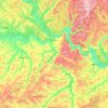 Советский район topographic map, elevation, terrain