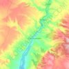 Cuevas Labradas topographic map, elevation, terrain