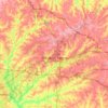 Winston-Salem topographic map, elevation, terrain