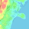 Cape Neddick topographic map, elevation, terrain