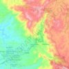 Águas da Prata topographic map, elevation, terrain