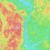 Lac à Jim topographic map, elevation, terrain