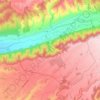 Brunet topographic map, elevation, terrain