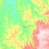 Nioaque topographic map, elevation, terrain