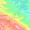 Puerto Moral topographic map, elevation, terrain