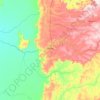 Sonora topographic map, elevation, terrain