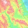 Pinto Recodo topographic map, elevation, terrain
