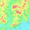 Pinel-Hauterive topographic map, elevation, terrain