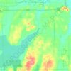 Green Township topographic map, elevation, terrain