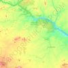Canindé de São Francisco topographic map, elevation, terrain