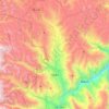 Huari topographic map, elevation, terrain