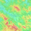Duranguesado topographic map, elevation, terrain