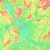 Landkreis Saarlouis topographic map, elevation, terrain