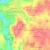 14500 topographic map, elevation, terrain