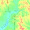 Luverne topographic map, elevation, terrain