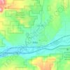 Rifle topographic map, elevation, terrain