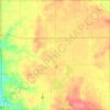 Courtland Township topographic map, elevation, terrain