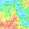 Santa Clara topographic map, elevation, terrain