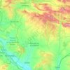 Cinco Villas topographic map, elevation, terrain