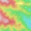 Badínsky prales topographic map, elevation, terrain