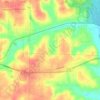 Level Plains topographic map, elevation, terrain