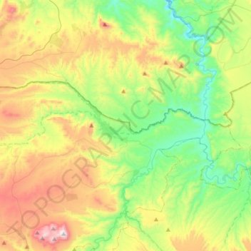 Dehesas de Guadix topographic map, elevation, terrain