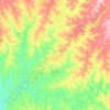 Ajuricaba topographic map, elevation, terrain