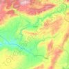 Ankara topographic map, elevation, terrain