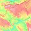 Luozi topographic map, elevation, terrain