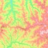 Cruzeiro do Oeste topographic map, elevation, terrain