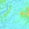 Iksan-si topographic map, elevation, terrain