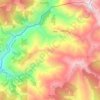 Likhupike topographic map, elevation, terrain