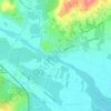 Moussac topographic map, elevation, terrain