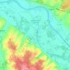 Parçay-sur-Vienne topographic map, elevation, terrain