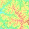 Washington Township topographic map, elevation, terrain