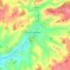 Preston Candover topographic map, elevation, terrain
