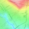 Candeias topographic map, elevation, terrain