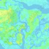 Beaufort topographic map, elevation, terrain