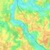 Bruailles topographic map, elevation, terrain